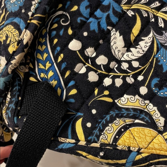 ☺️ Vera Bradley Ellie Blue Floral Paisley backpack - Picture 6 of 11